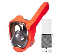 Masque De Plongée avec Tuba - Équipement Panoramique À Vue Complète, Protection Anti-buée | Accessoire De Plongée Apnée pour Adultes, Construction De Chambre Supérieure Sèche Et Respirante,