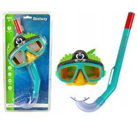 Masque de plongée avec tuyau Animal Blue Bestway 24059