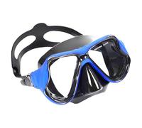 Masque de plongée en apnée - Lentilles antibuée à vision claire à 180°, sangle de tête réglable, cache-nez complet, jupe en PVC souple, ajustement confortable et sécurisé | Lunettes de natation de plo