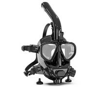 Masque de Plongée Intégral Compatible avec la Plongée et la Plongée en Apnée Réglable avec Support de Caméra Offrant Compatible avec Les Mini Bouteilles de Plongée SMACO 1 L/1,9 L