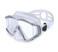 Masque De Plongée, Lunettes De Natation Avec Couvre-Nez Blanc