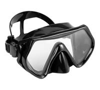 Masque de plongée, Lunettes sans Fuite avec Cache-Nez, Lunettes de Natation en Silicone Souple à Joint Fin, lentilles en Verre Anti-buée