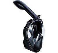 Masque de plongée, Masque de plongée avec Tuba, Masque sous-Marine Anti-buée, intégral Natation, , équipement for Femmes, Hommes et Enfants(Black,L)