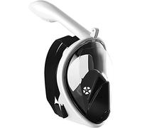 Masque de plongée, Masques de plongée Masque sous-Marine Anti-buée Équipement Natation Complet for Femmes Hommes Enfants(Black White,Small)