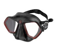 MASQUE DE PLONGÉE SEAC RAPTOR NOIR ROUGE SOUS-PÊCHE À PEINE MASQUE SANS CADRE...