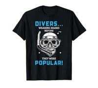 Masque de Plongeur Humoristique avec Citation Graphique T-Shirt