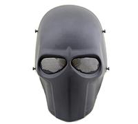 Masque de protection complète du visage - Tactique - Airsoft - Paintball - Cosplay - Proctection Hockey BB - Halloween - Sourire / croix / tête de mort, noir