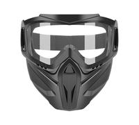 Masque de Protection Contre la saleté, Lunettes de Protection du Visage pour Moto, VTT, Airsoft, Paintball, Coupe-Vent, Protection UV, 20/20/10 cm