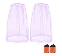 Masque de protection contre les moustiques régulables - Léger - Pour le camping, la pêche et l'exploration dans la nature - Masque surdimensionné