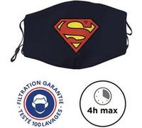 Masque de protection lavable CATÉGORIE 1 - UNS1 Superman DC Comics - Superman ORIGINAL - Navy - Enfants G