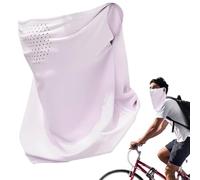 Masque de protection solaire, cache-cou, bandeau | Visière respirante UPF 50+ UV pour le visage, cache-oreille, cache-cou, bandana bloquant le soleil, , Refer to