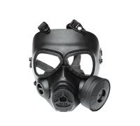 Masque De Protection Visage " A Gaz " Fma Noir Avec Ventilateur Intégré Tb694 Airsoft