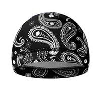 Masque de refroidissement Doublure Mèche d'humidité Capuchon extensible pour le sport et les activités de plein air Polyester Bonnet rafraîchissant pour la salle de sport, Noir , taille unique