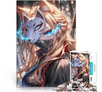 Masque de Renard Ninja Puzzle pour Adultes 2000 pièces Cadeaux de Jeux stimulants Décoration d'intérieur et Cadeaux Uniques 70x100cm