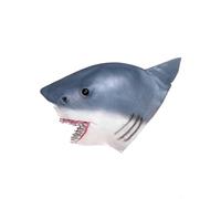 Masque de requin en latex - Masque réaliste pour Halloween, carnaval et fête à thème