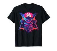 Masque de samouraï Japonais Shogun Kanji Cyberpunk Warrior Anime T-Shirt