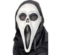 Masque de screamer phosphorescent avec capuche G