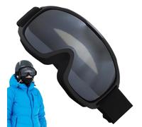 Masque De Ski Anti-Buée Lentille Sphérique Ajustable Accessoire De Ski | Masque contre la Neige Pour Hommes Femmes Snowboard Sports D'Hiver Activités Plein Air Équipement Neige Temps Froid Aventur
