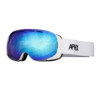 Masque de ski Aphex Kepler Small - matt white/revo blue lens/white strap - TU