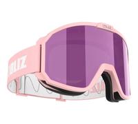 Masque Bliz Rave rose clair avec lentille miroir violette