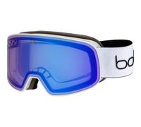 Masque de ski BOLLE NEVADA SMALL Offwhite Matte - Phantom Vermillon Blue Photochromic Cat 1 to 3 TU