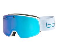 Masque de ski BOLLE NEVADA SMALL White Metallic Blue Matte - Azure Cat 2 TU