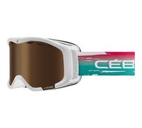 Masque de Ski CÃ©bÃ© Cheeky (White Sunrise Dark Pink Gold Cat.3) Enfant TU