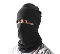 Masque de ski - Cache-cou respirant et coupe-vent - Masque de ski - Pour la pêche, la randonnée, le cyclisme, la marche, l'escalade, Noir