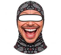 Masque De Ski Cagoule Tour Cou Drôle & Extensible Impression 3d Visage | Masque Cagoule Intégral À Impression 3d Visage Réaliste Couvre-Visage Cosplay Pour Ski Adultes Et Tete De Vieux
