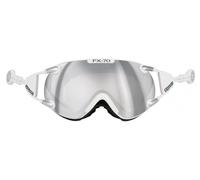 Masque de ski CASCO FX70 Carbonic White - Blanc miroité Taille normale