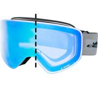Masque de ski CGM 781A MAG Blanc Photocromatique IRIDIUM PLUS Bleu homologué