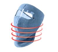 Masque de Ski | Couverture en Épaissie - Cagoule d'hiver avec Lunettes | Mixte Hommes Femmes pour Ski Motoneige VTT Randonnée Temps Froid