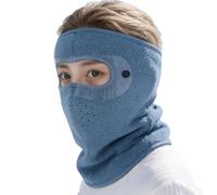 Masque de Ski,Couvre-Visage Intégral avec Isolation Thermique Et Épaisseur Renforcée,Masque Facial Complet avec Lunettes Amovibles | pour Les Femmes Lors De Cyclisme Équitation Moto Snowboard Et