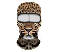 Masque De Ski Drôle Visage Réaliste Masque De Ski Imprimé Visage Tour À Ajustement Élastique Couvre Protection Intégrale Déguisement Halloween pour Adultes Passionnés Moto Et Motoneige Snowboard