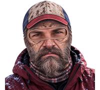 Masque De Ski Drôle Visage Réaliste Tour Cou & Extensible Cagoule 3d | Masque De Ski Drôle Visage Réaliste Cagoule Intégrale Pour Ski, Moto & Fêtes" 3d Humoristique Vieillard