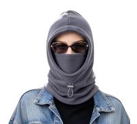 Masque de Ski Écharpe pour Temps Froid avec Cordon de Serrage Ajustable | Bonnet Couvre-Visage Chaud Extérieur Snowboard Randonnée Trajets Hommes Femmes Adultes