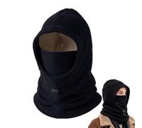 Masque de Ski Écharpe pour Temps Froid avec Cordon de Serrage Ajustable | Cagoule Couvre-Tête Intégral Extérieur Snowboard Randonnée Trajets Hommes Femmes Adultes