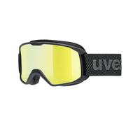 Masque de ski UVEX Elemnt FM (BLK MAT MIRROR GOLD S3 SMU) Unique
