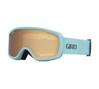Masque de ski Giro Moxie - Masque de snowboard pour femmes et jeunes - Sangle l g re en verre min ral avec verres ambr s dor s/jaunes