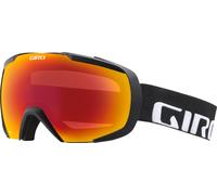 Masque de ski GIRO ONSET noir mot-symbole verre ambre écarlate