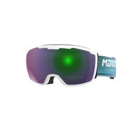 Masque De Ski Marker Perspective Whitew Green Plasma Mirror Cat 2 Adulte Blanc 2023 taille U