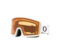 Masque de ski OAKLEY TARGET LINE M (Blanc mat - Rouge orangé) OS