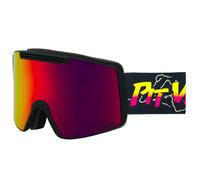 Pit Viper The Power Surge Backslap Small Ski Goggles Noir Red Revo/CAT3