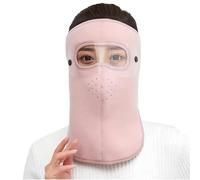 Masque De Ski Pour Femmes - Bonnets en Épaisse à Isolation Thermique Renforcée - Masque Facial Complet Avec Lunettes Amovibles | Pour Femmes Et Hommes, Cyclisme, Équitation, Motocyclisme, Snowboard Pa