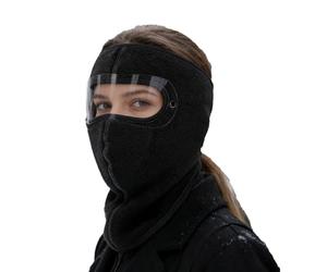Masque De Ski pour Femmes - Protection Faciale Integrale Epaisse et Chaude,Cagoule d'hiver avec Lunettes - pour Motocyclisme Velo Snowboard
