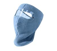 Masque de Ski - Protection Faciale Integrale Epaisse et Chaude,Masque Facial Complet avec Lunettes Amovibles - pour Hommes en Temps Froid pour Cyclisme,