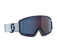 Masque de ski SCOTT Goggle Factor pro (dark blue/light grey) enhancer blue chrome