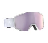 Masque de ski SCOTT Shield + écran supplémentaire (minéral white) AMP lavender chrome S3