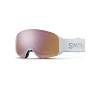 Masque de ski Smith 4D Mag S (White Chunky Knit - Chromapop Everyday Rose Gold Mirror Lens/Cat 2) Femme Taille unique