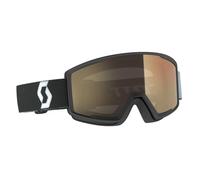 Masque De Ski/snow Scott Factor Pro Ls Team White Black Light Sensitive Bronze Chrome Cat S2/s4 Adulte TU Blanc
